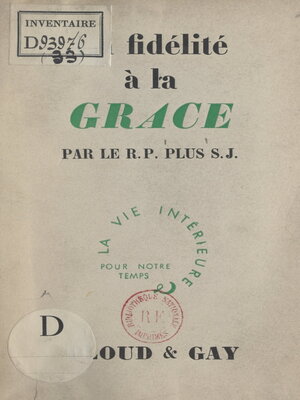 cover image of La fidélité à la Grâce